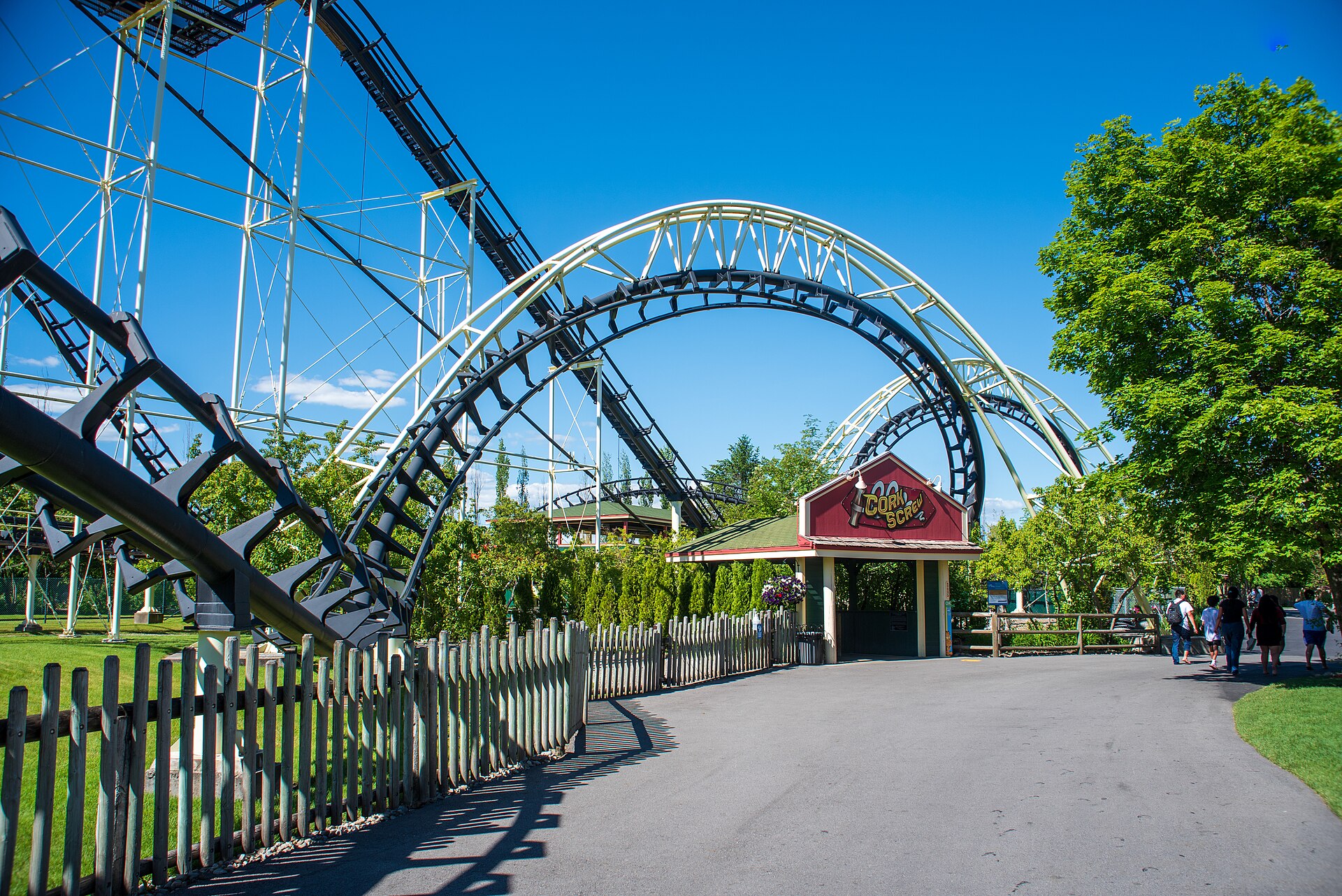 Corkscrew at its current location