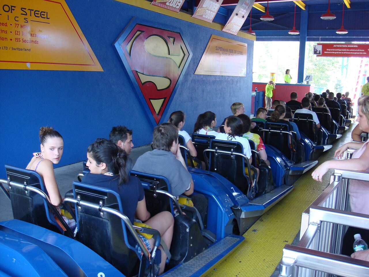 Superman the Ride at Six Flags New England