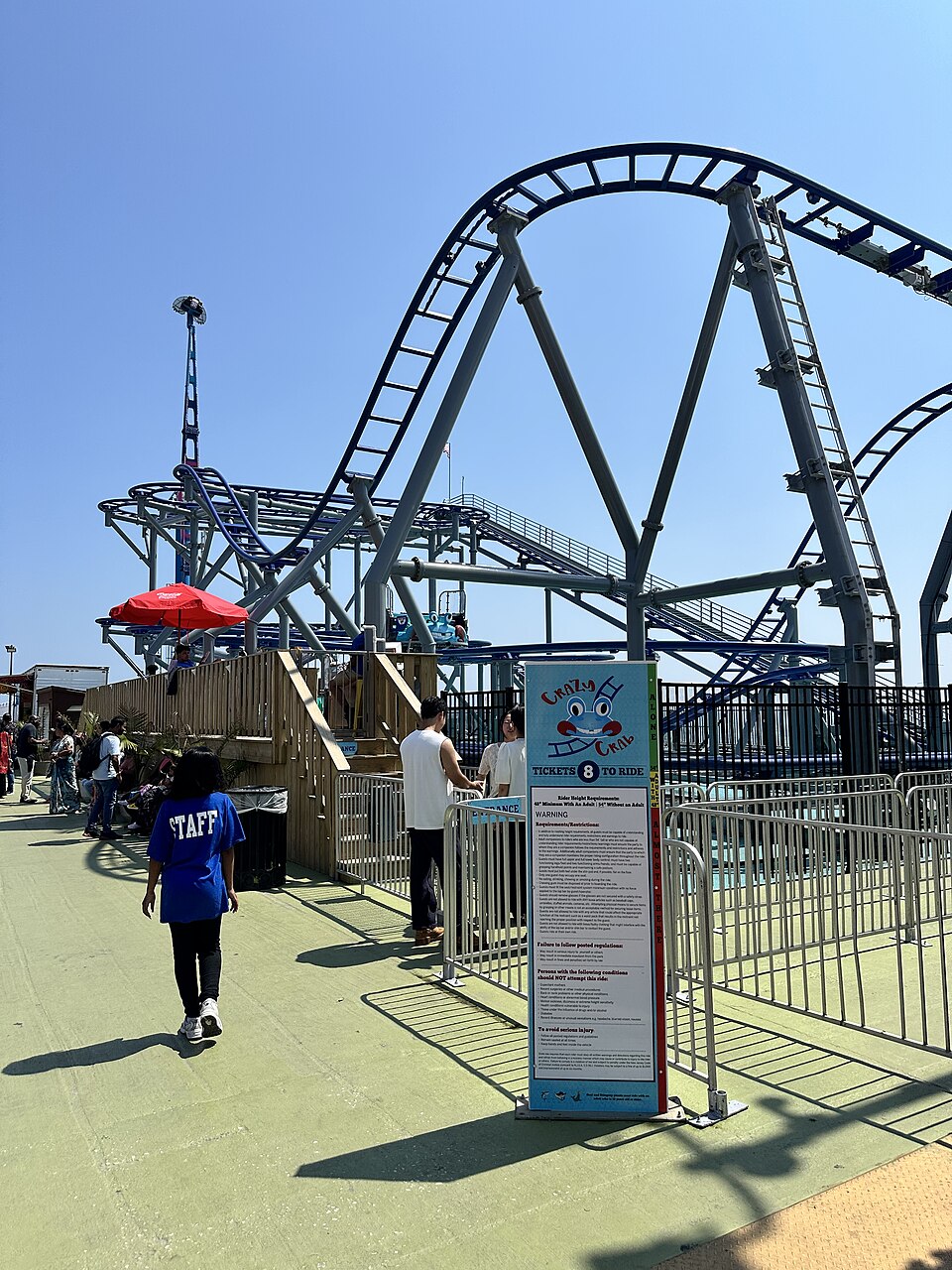 Crazy Crab at Steel Pier