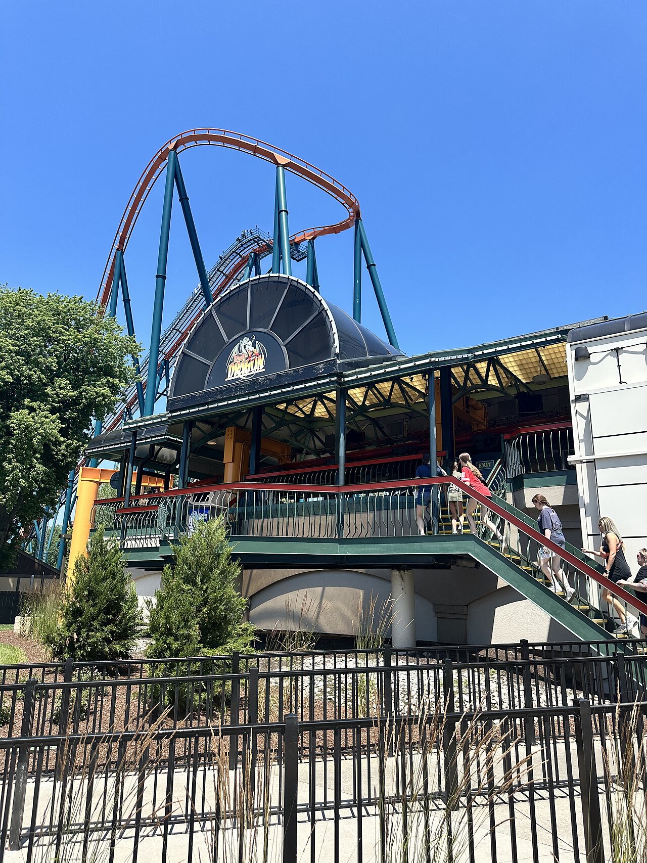 Iron Dragon's station exterior in 2025