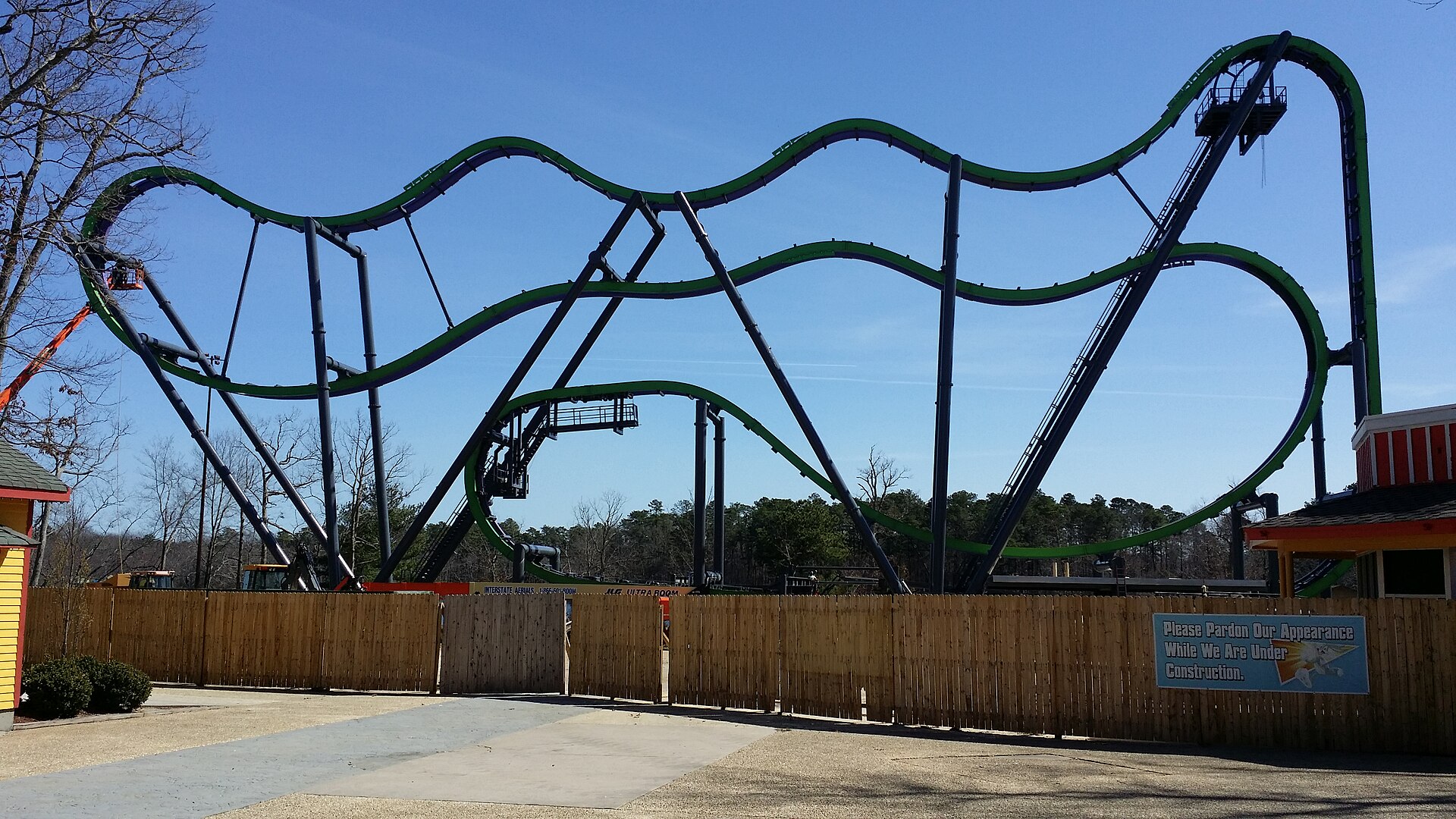 The Joker as it was on March 30th 2016 under construction