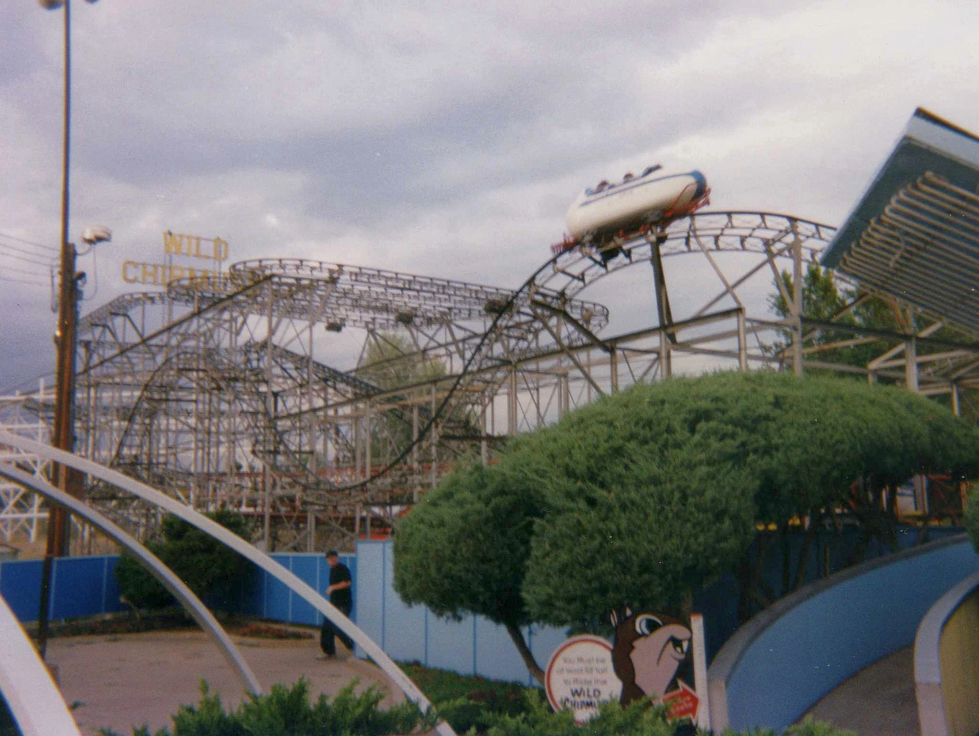 Wild Chipmunk at Lakeside Amusement Park