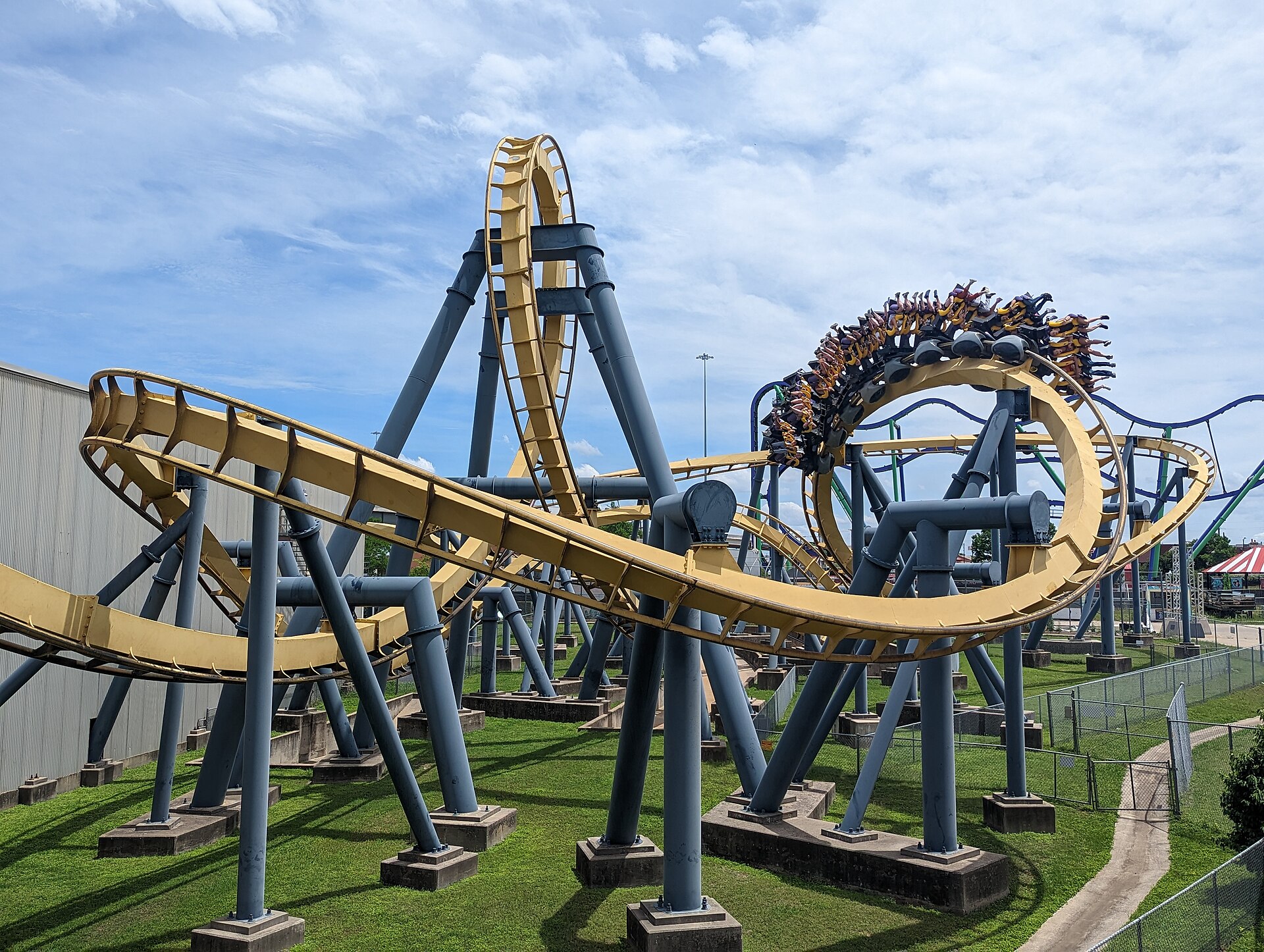 Batman: The Ride at Six Flags Over Texas in 2023