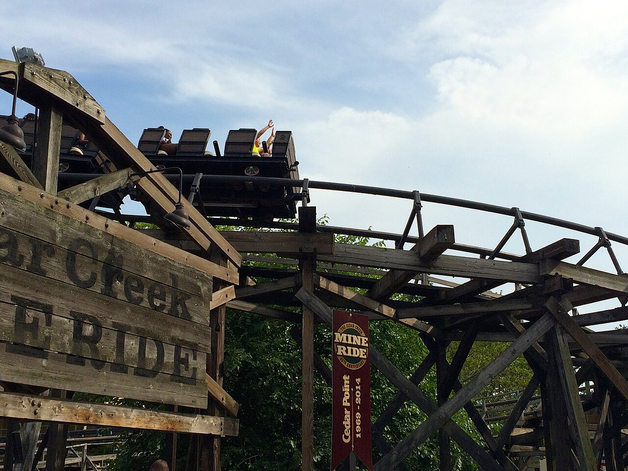 Cedar Creek Mine Ride at Cedar Point