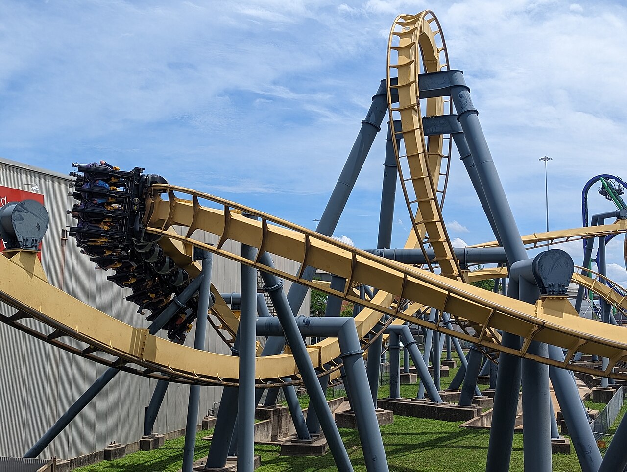 Batman The Ride at Six Flags Over Texas
