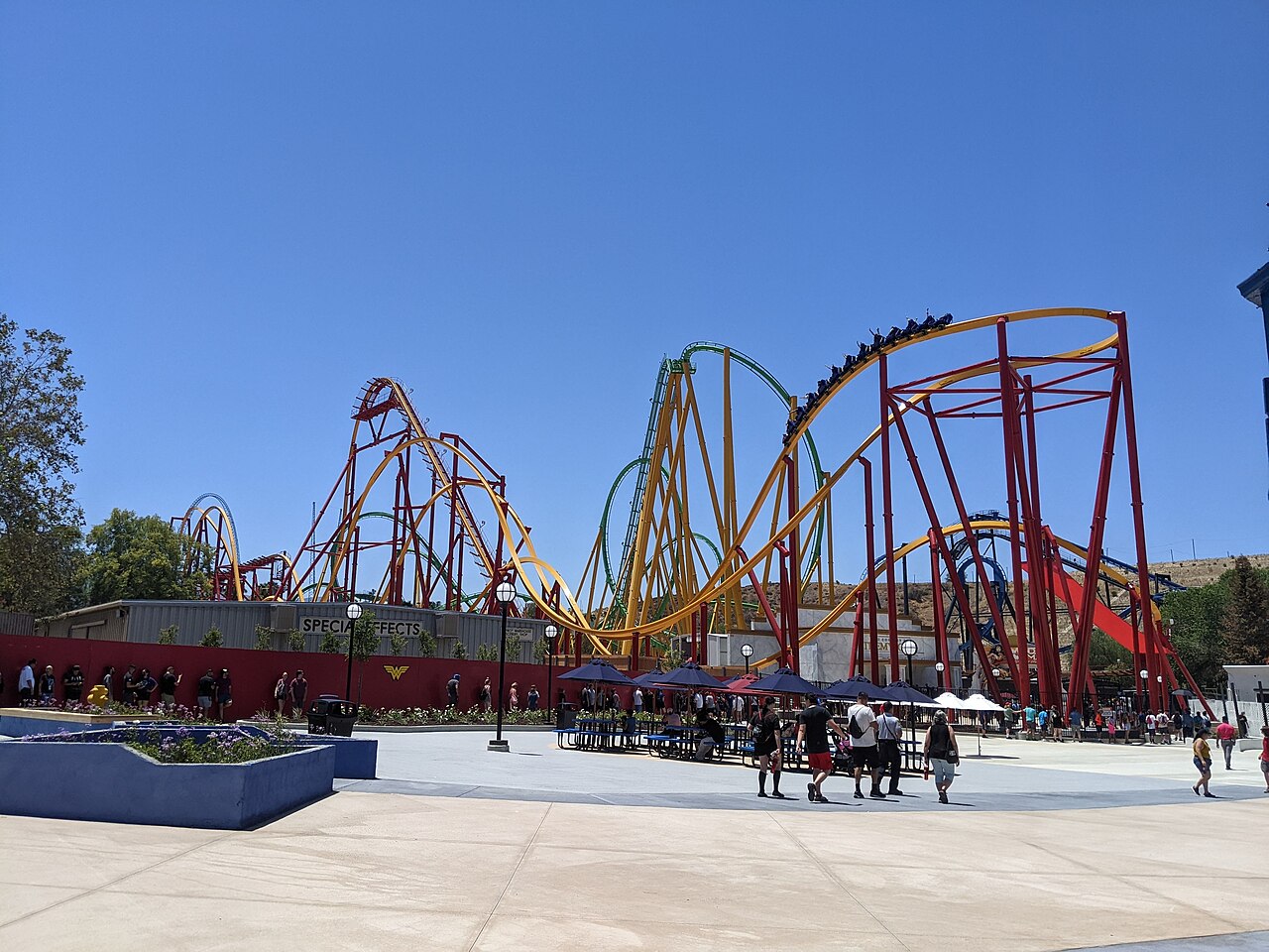Wonder Woman Flight of Courage at Six Flags Magic Mountain