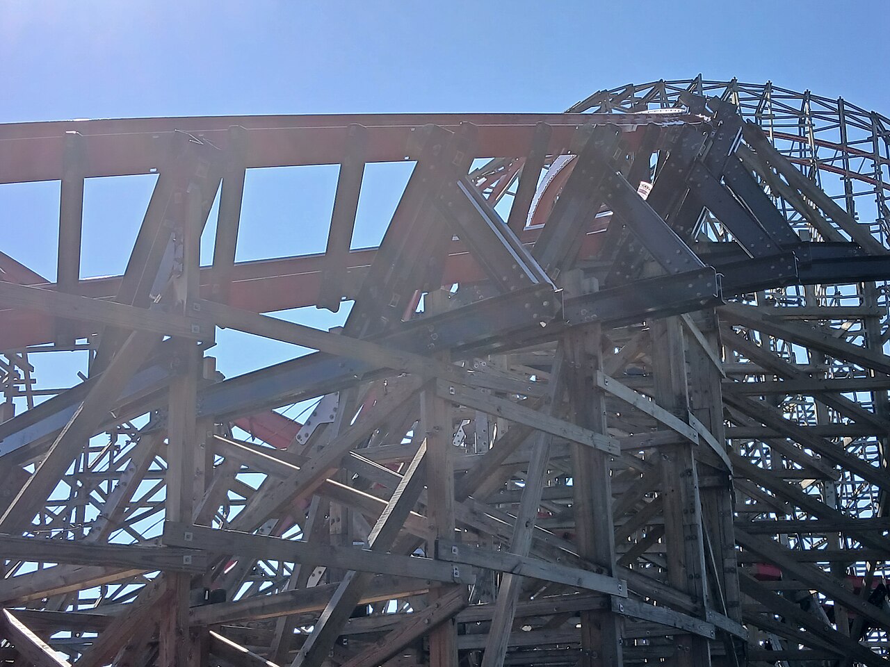 Wildcat's Revenge at Hersheypark in Hershey, Pennsylvania, seen in August 2025