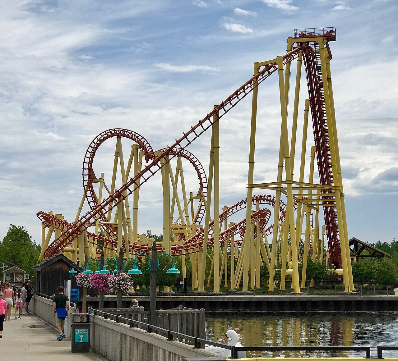 Thunderhawk at Michigan's Adventure in June 2017