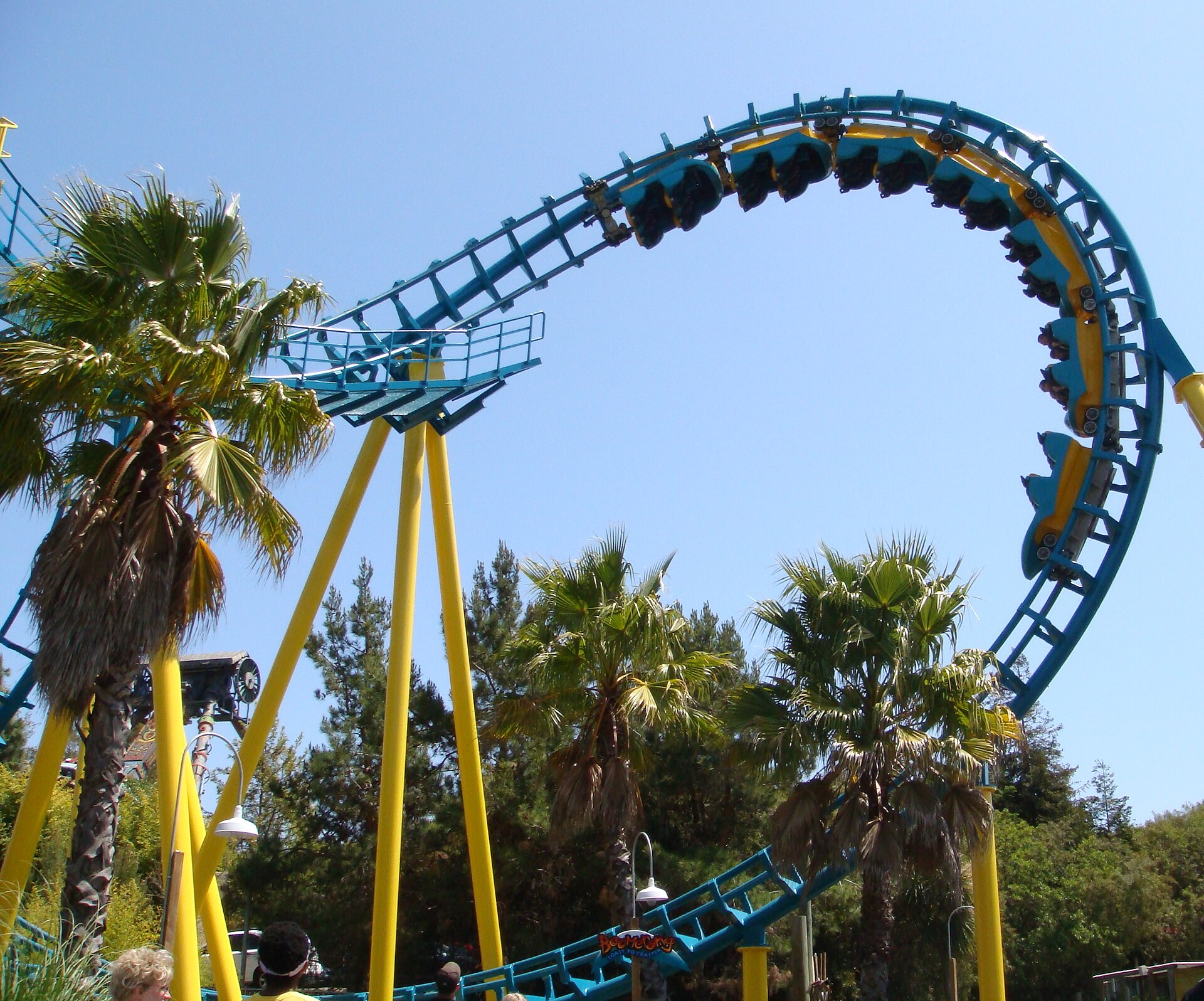 Boomerang Coast to Coaster at Six Flags Discovery Kingdom