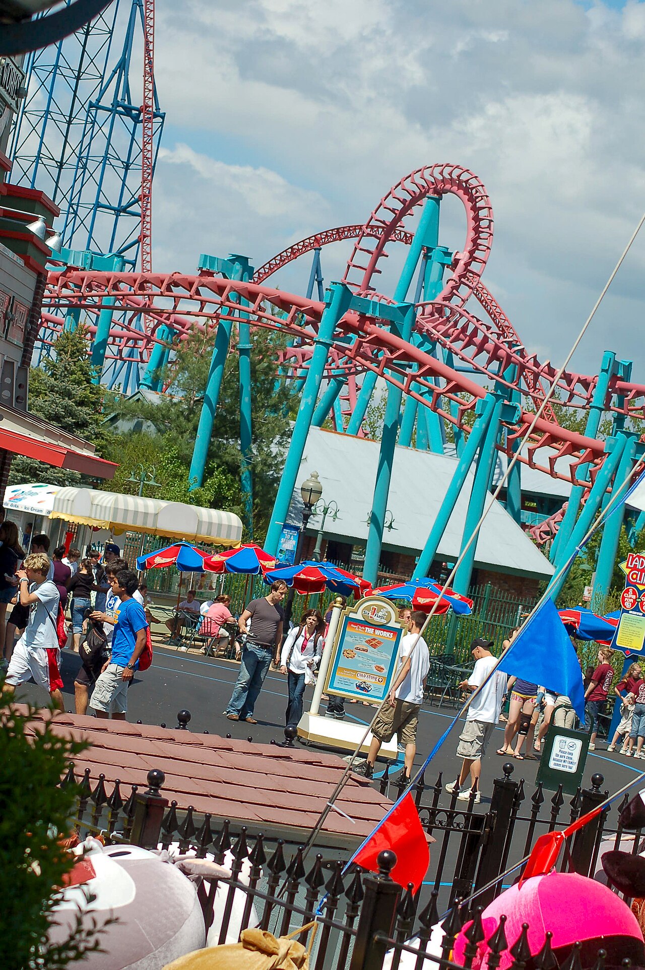 Riddler Revenge at Six Flags New England
