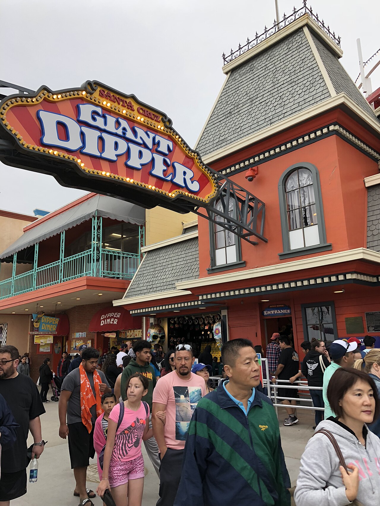 Giant Dipper at Santa Cruz Beach Boardwalk
