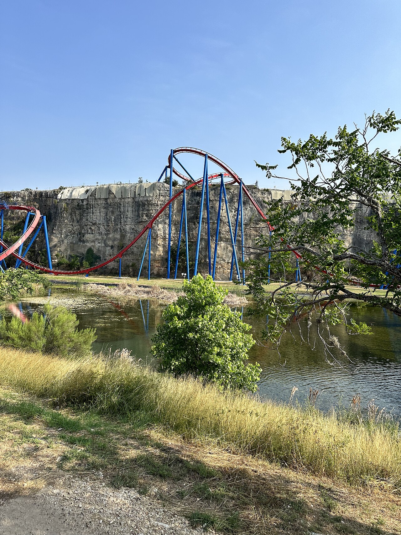 Superman Krypton Coaster at Six Flags Fiesta Texas
