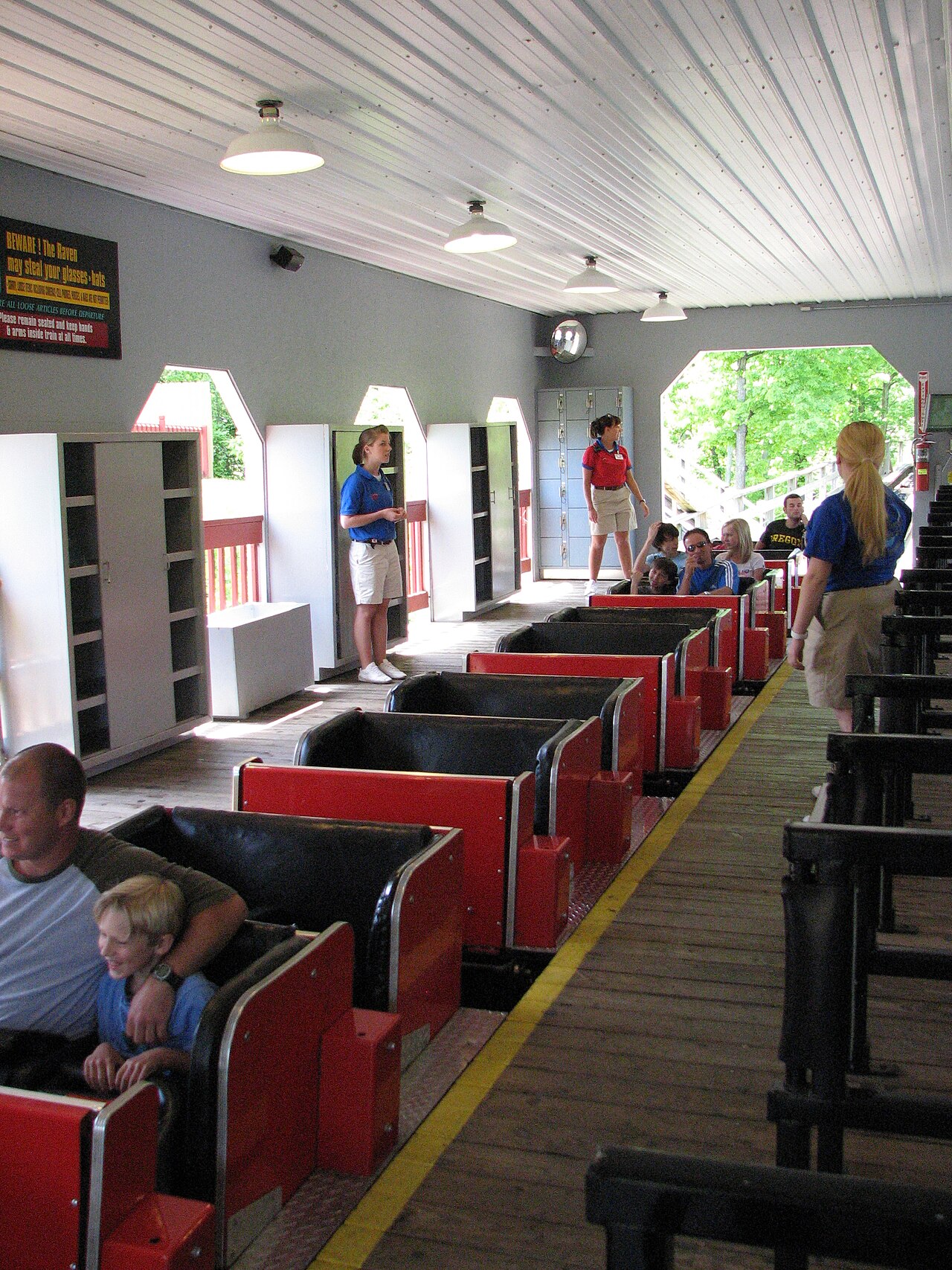 In the Raven station