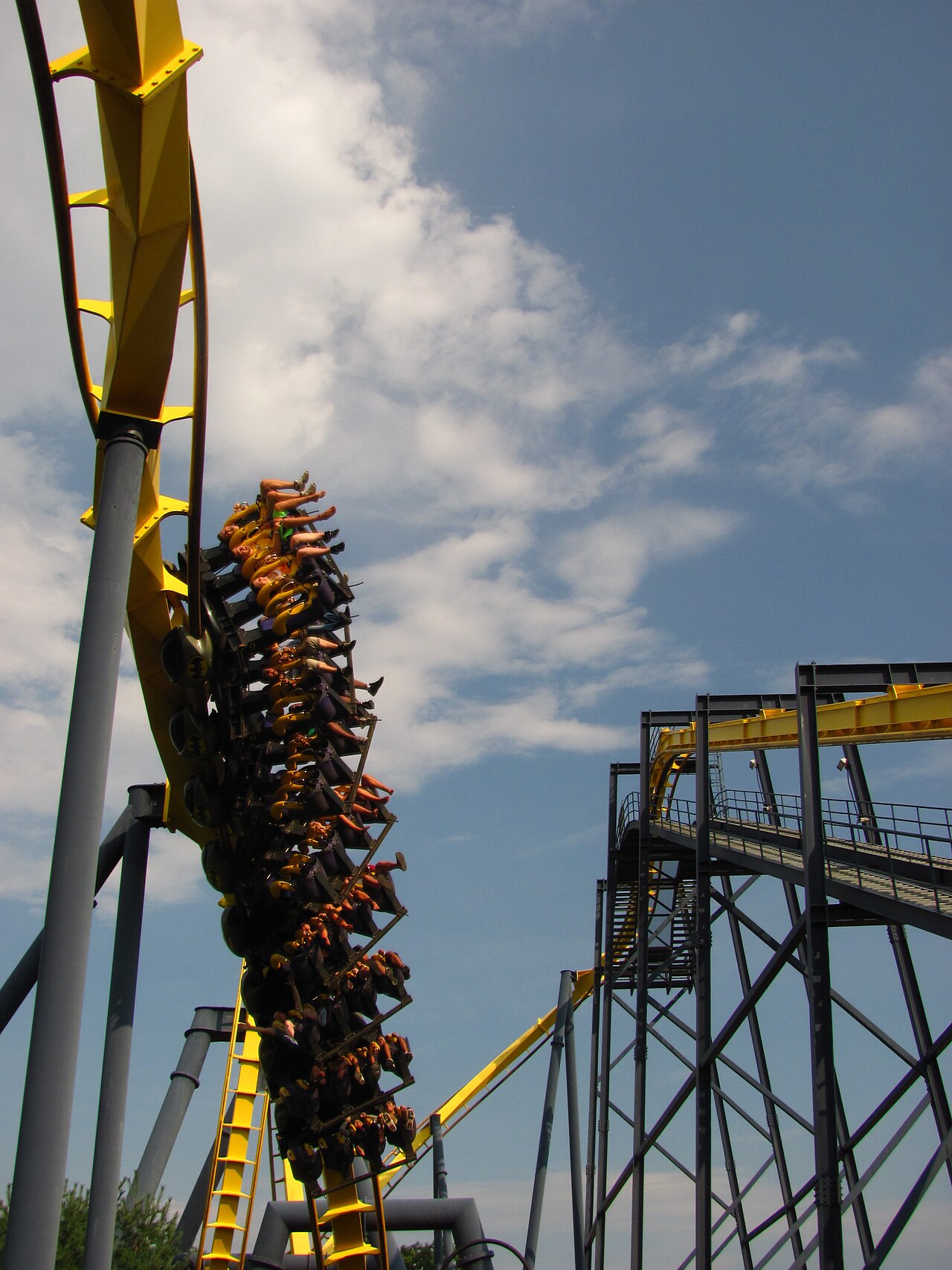 Batman The Ride at Six Flags Great Adventure