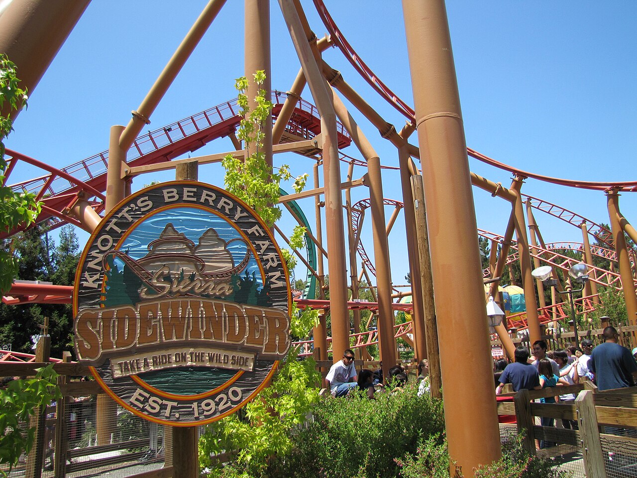 Sierra Sidewinder at Knott's Berry Farm