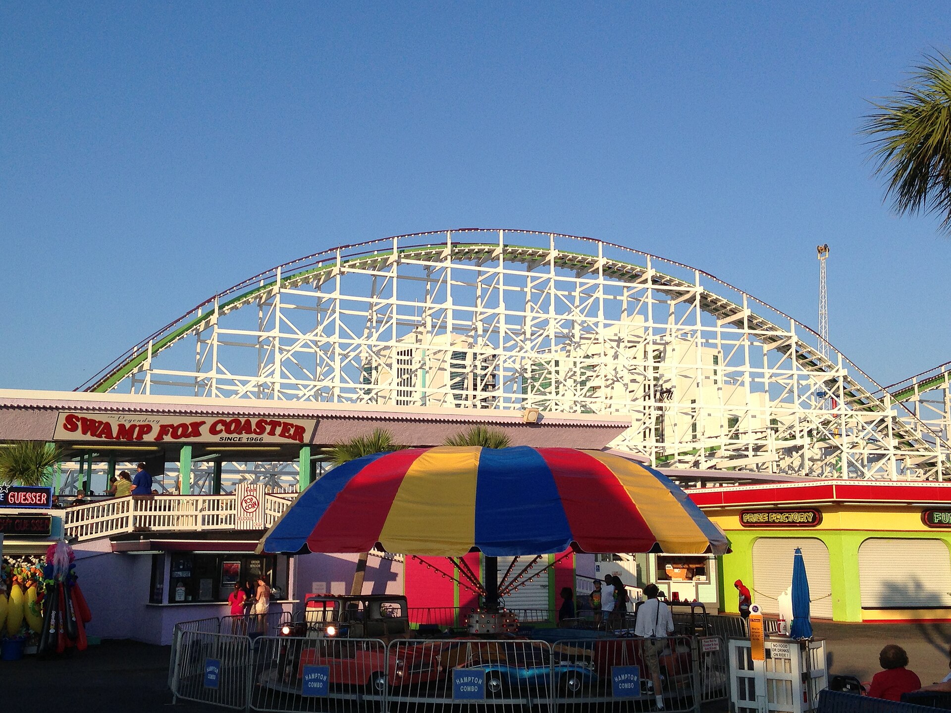 Swamp Fox at Family Kingdom, Myrtle Beach, SC