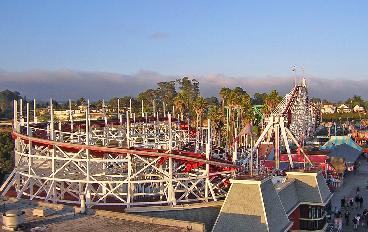 Giant Dipper at Santa Cruz Beach Boardwalk
