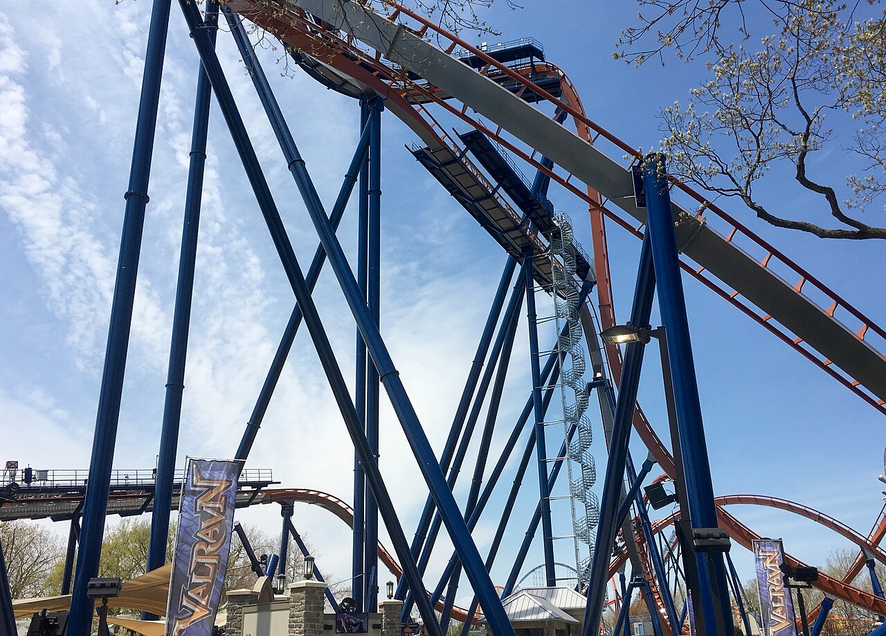Track of Valravn (roller coaster) at Cedar Point
