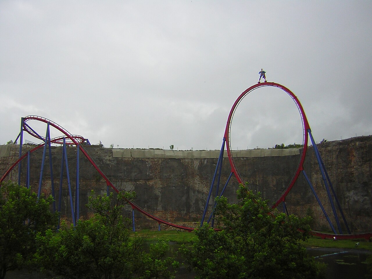 Superman Krypton Coaster at Six Flags Fiesta Texas