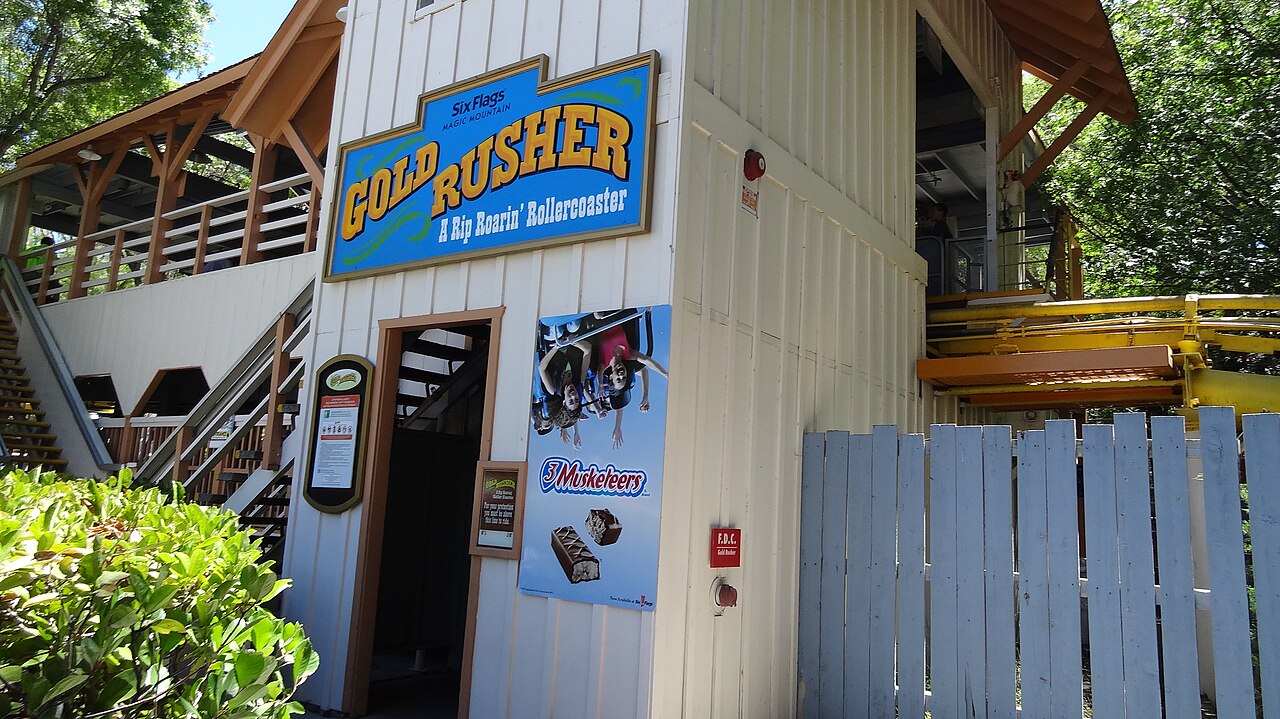 Gold Rusher at Six Flags Magic Mountain