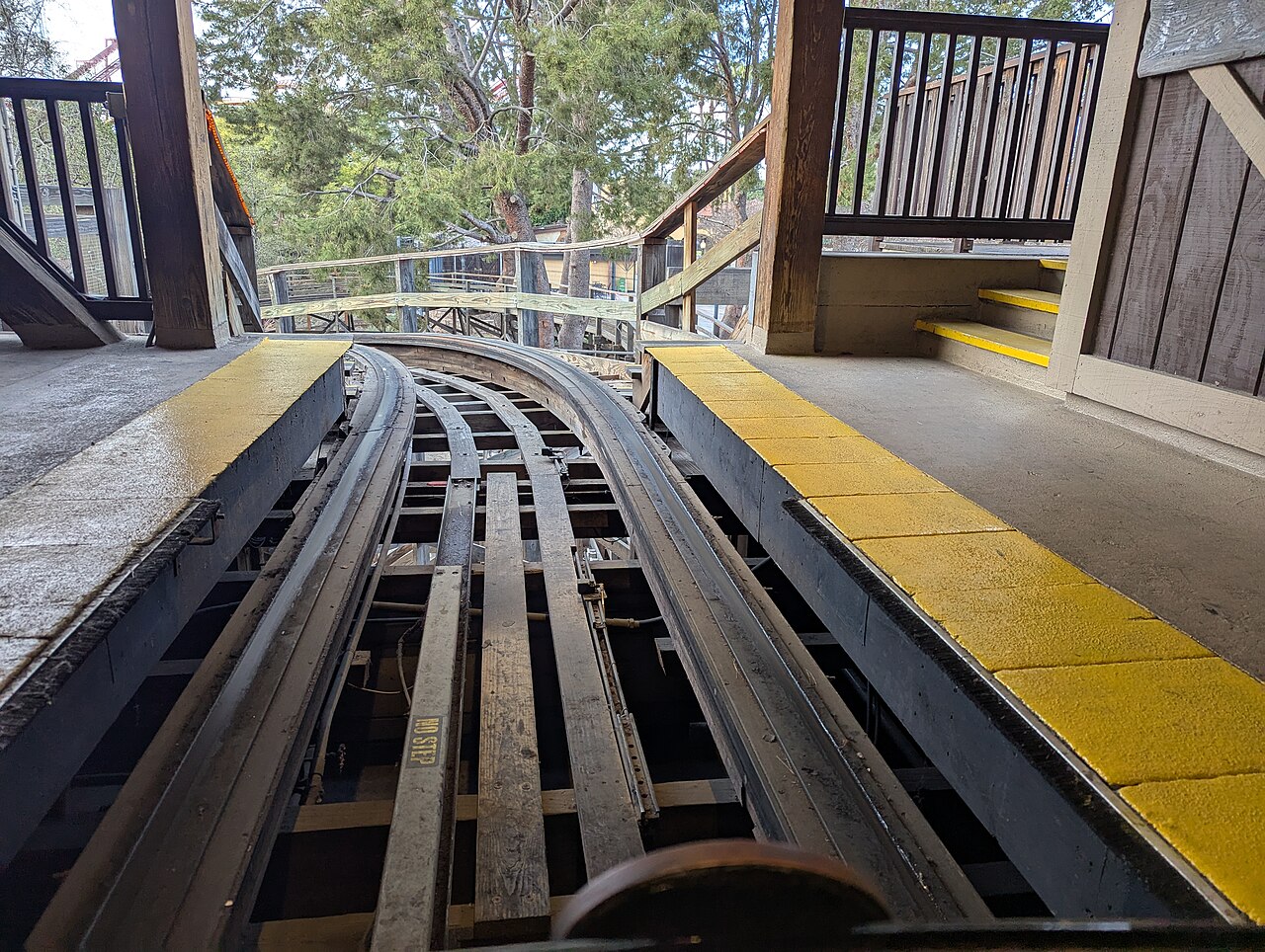 GhostRider's exit out of the station