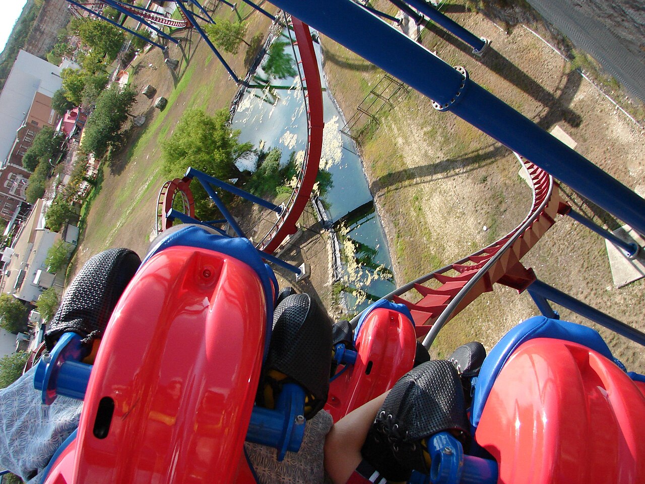 Superman Krypton Coaster at Six Flags Fiesta Texas