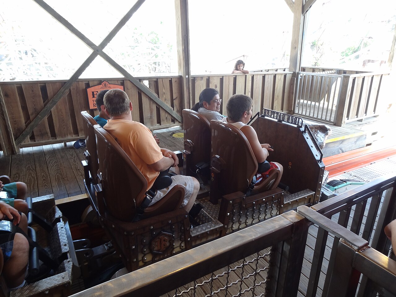 Iron Rattler at Six Flags Fiesta Texas