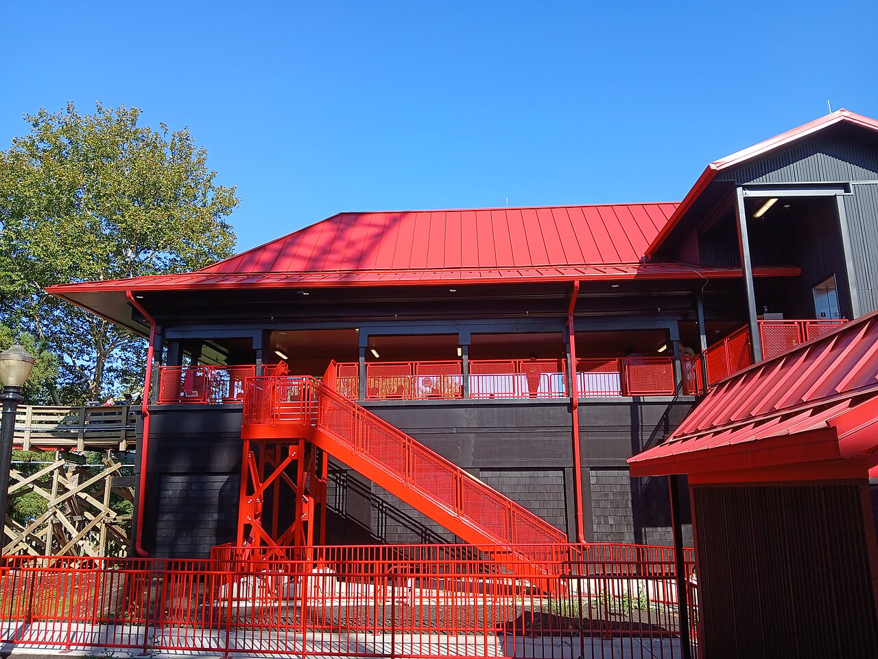 Wildcat's Revenge at Hersheypark in Hershey, Pennsylvania, seen in August 2025