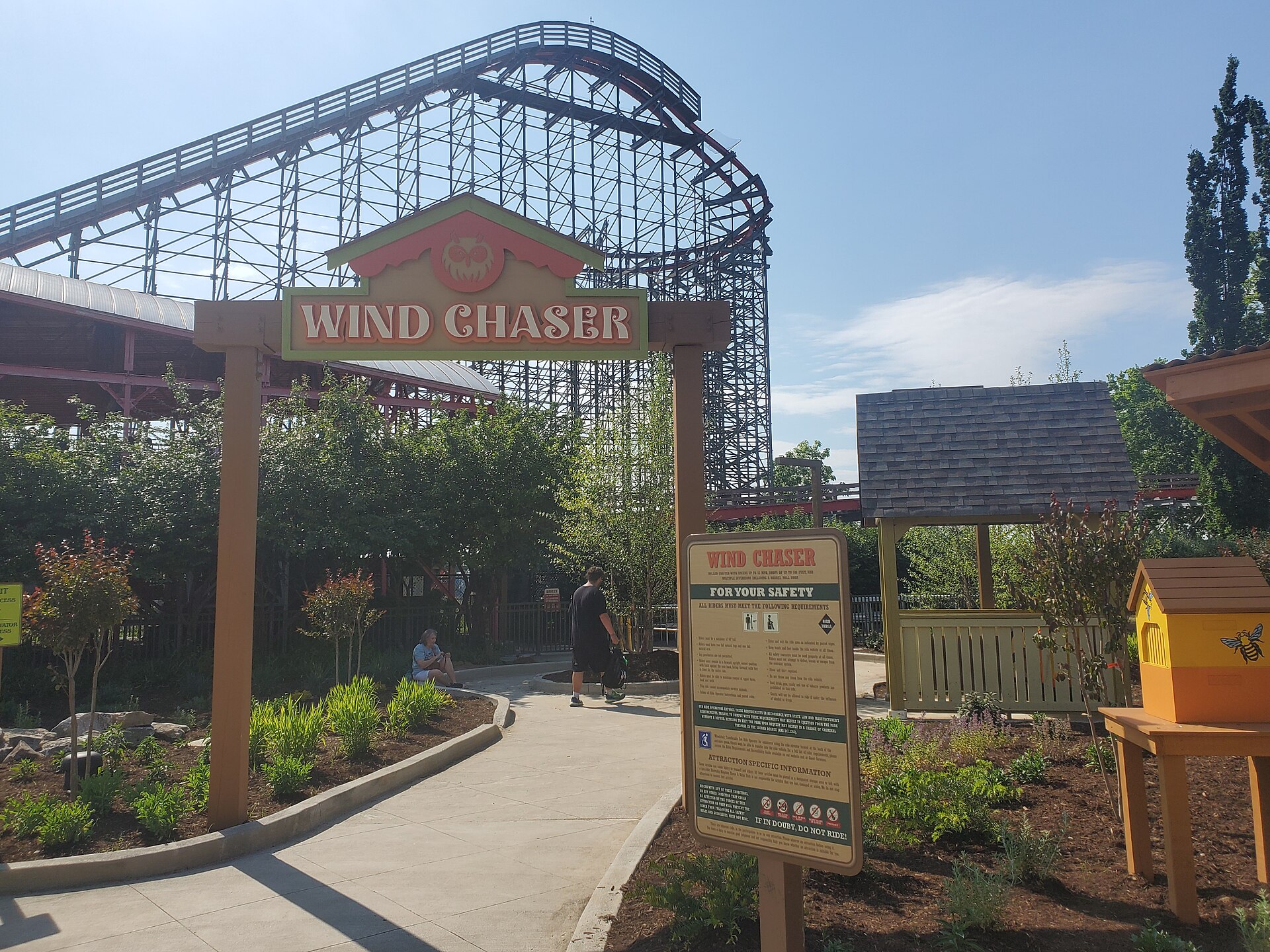 Wind Chaser at Kentucky Kingdom in Louisville, Kentucky