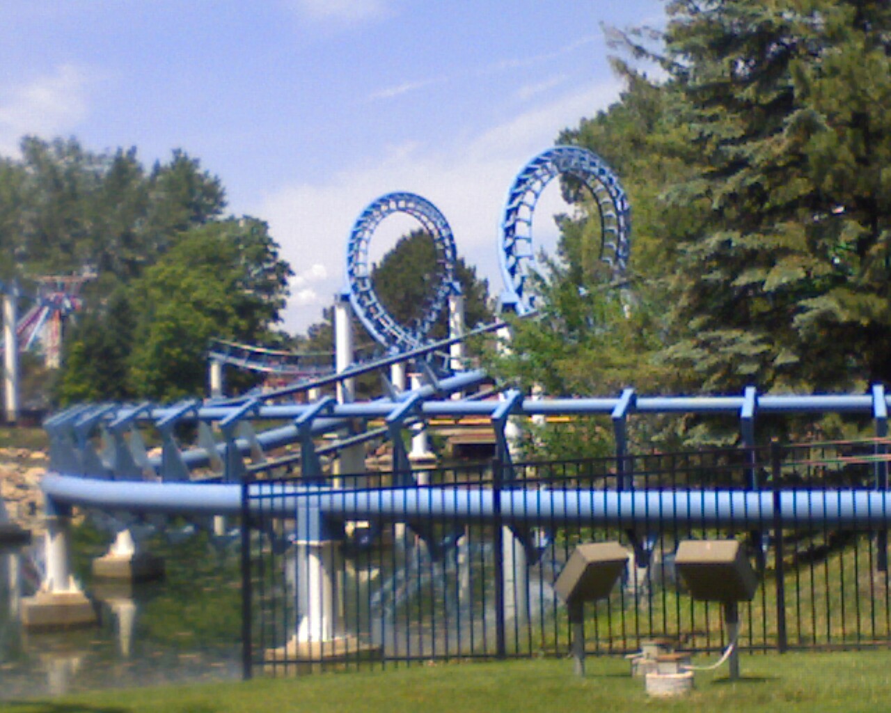 Corkscrew - an Arrow Dynamics steel looping roller coaster located at Valleyfair Amusement Park in Shakopee, MN