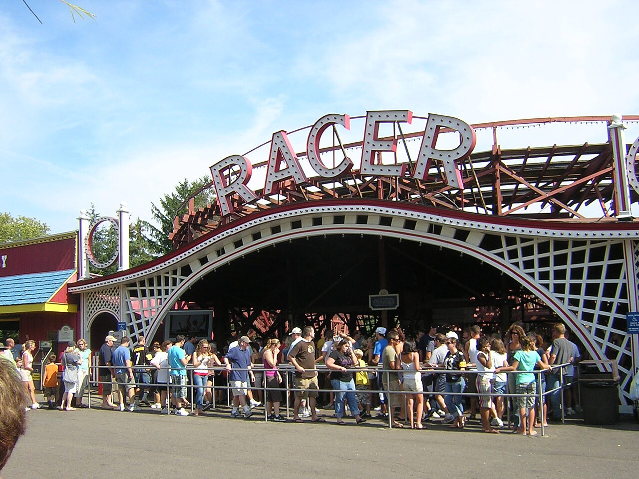 Racer at Kennywood