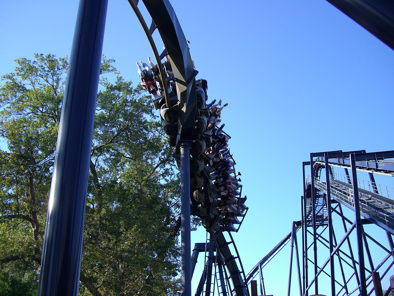 Batman The Ride at Six Flags Over Georgia