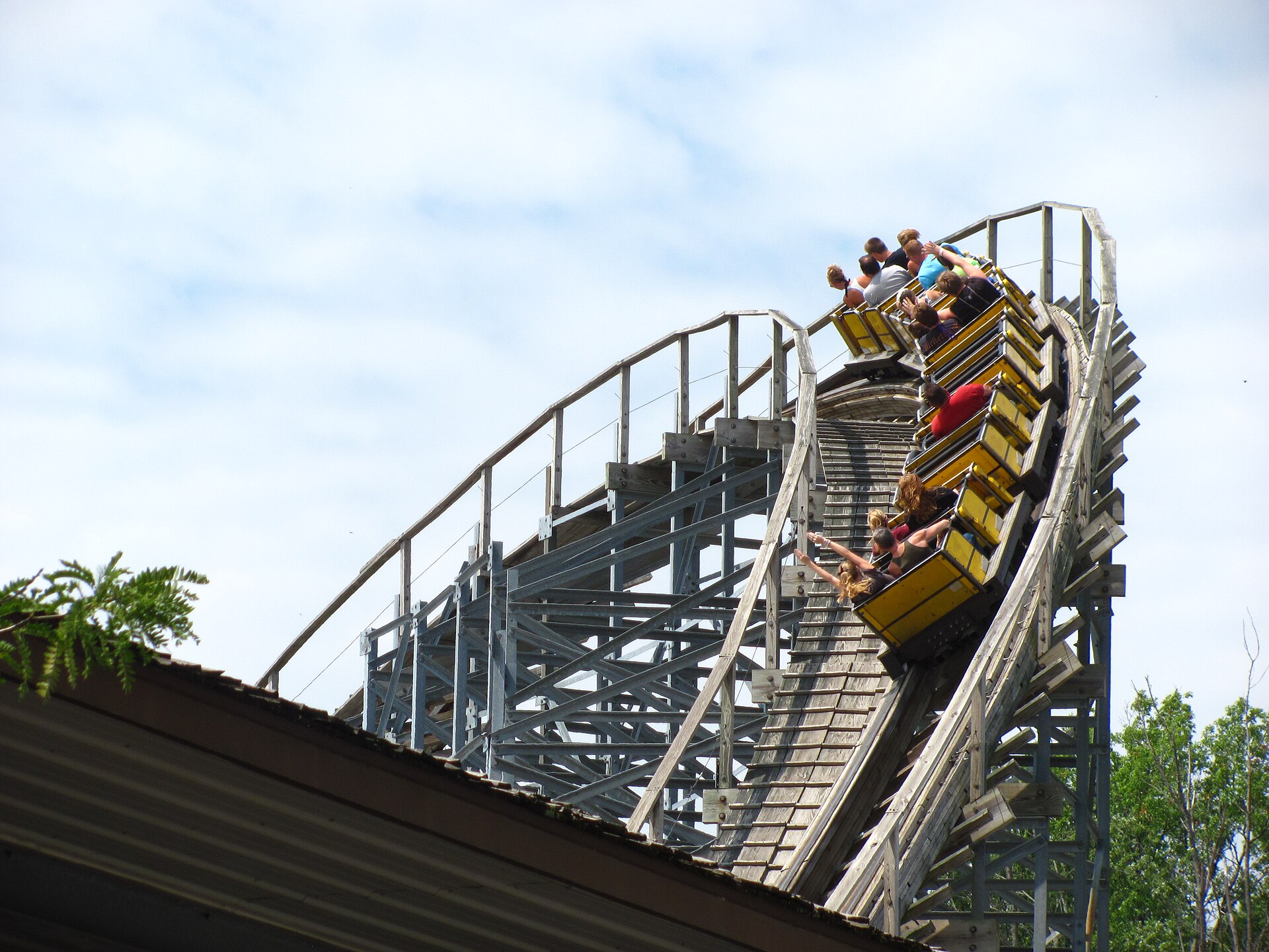 Cornball Express at Indiana Beach