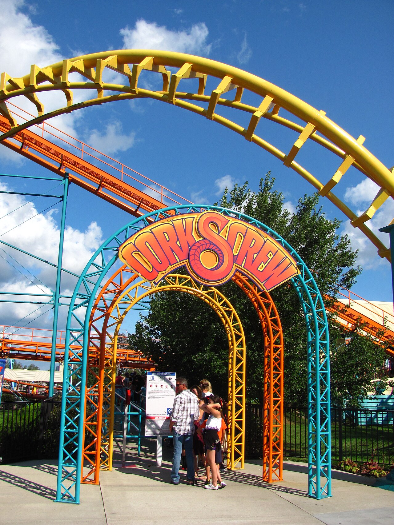 Corkscrew at Michigan's Adventure