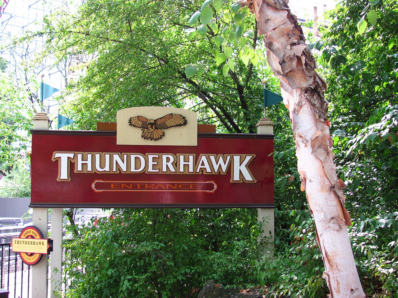 Thunderhawk is Dorney Park's classic (aka old) wooden roller coaster, known for most of its life as the Roller Coaster