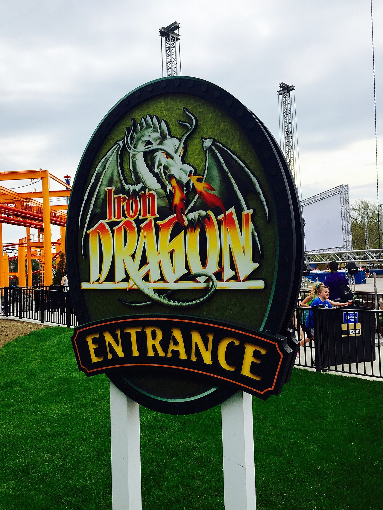 Iron Dragon at Cedar Point in Sandusky, Ohio