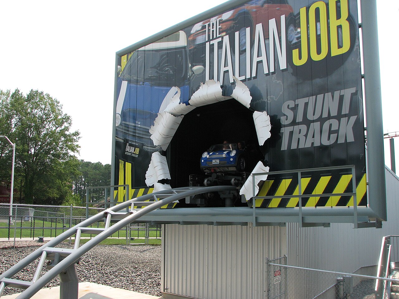 Backlot Stunt Coaster at Kings Dominion