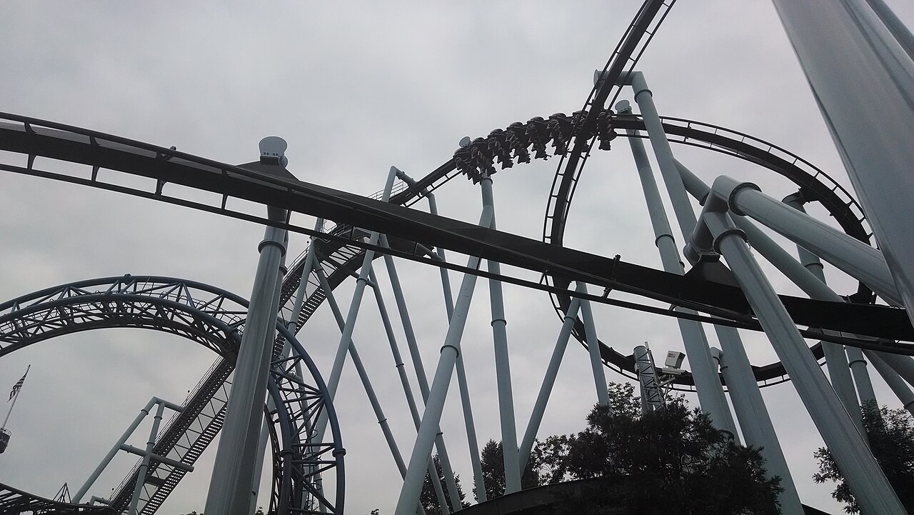 intertwined tracks of SooperDooperLooper and Great Bear
