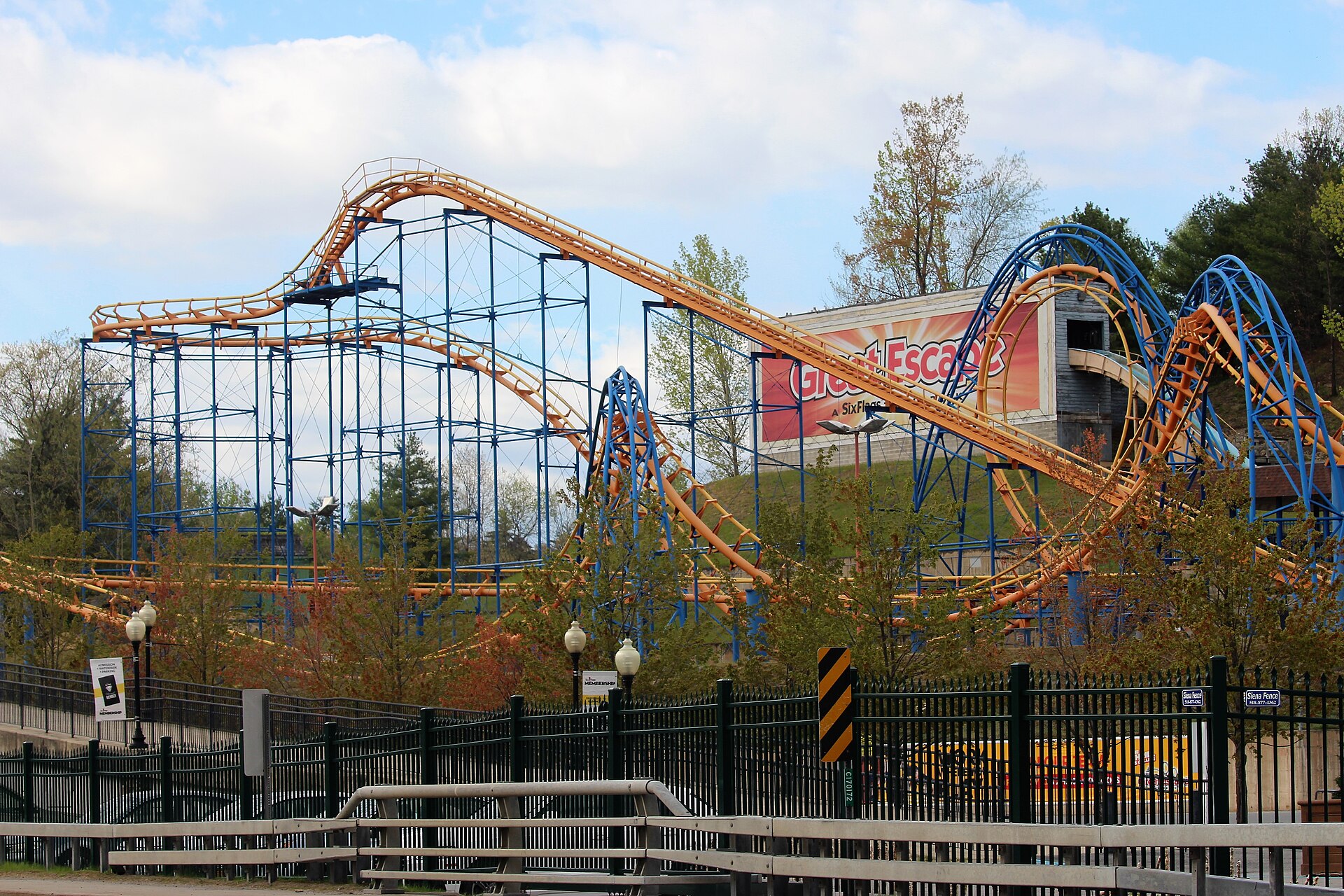 Steamin' Demon at Six Flags Great Escape