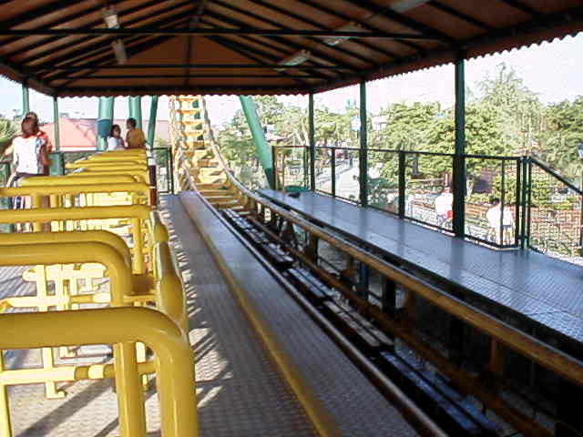 Boomerang Rollercoaster in Wild Adventures, Lowndes County, Georgia