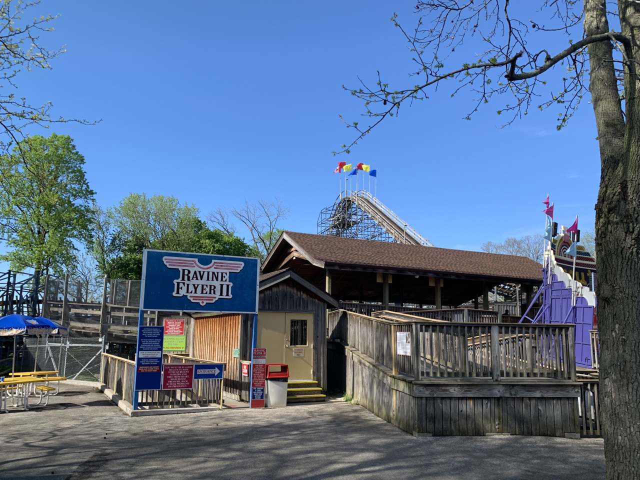 Ravine Flyer II at Waldameer