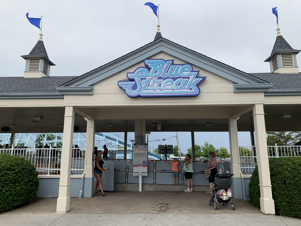 Blue Streak at Cedar Point
