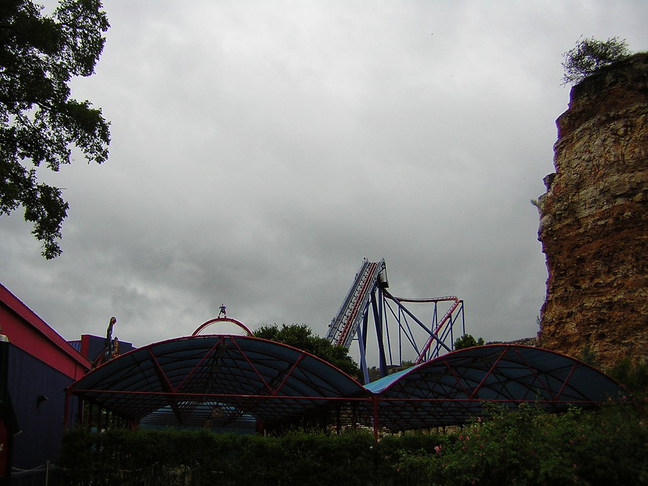 Superman Krypton Coaster at Six Flags Fiesta Texas