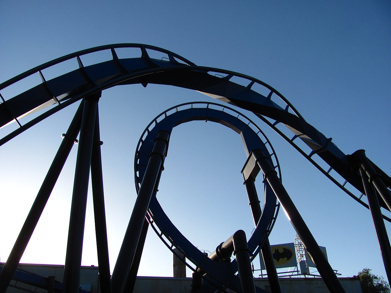 Batman The Ride at Six Flags Magic Mountain