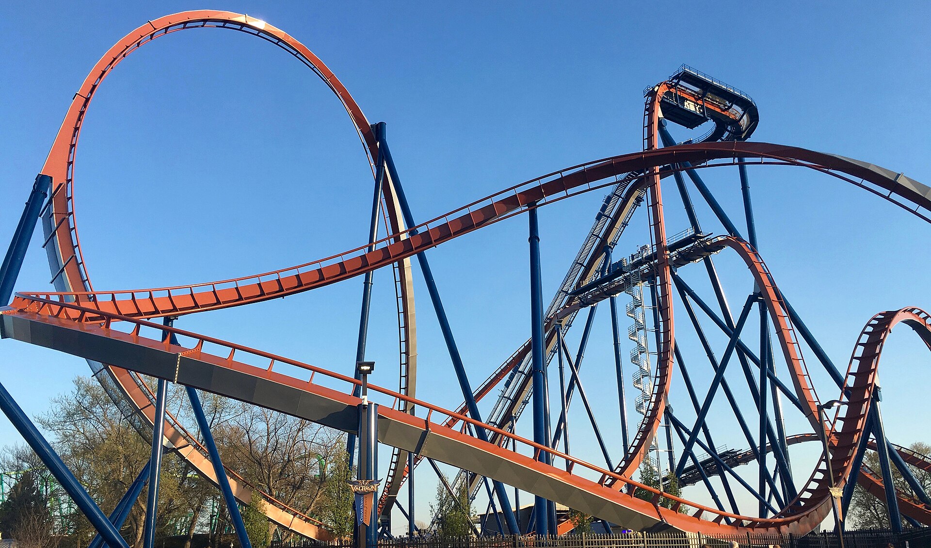 Track of Valravn (roller coaster) at Cedar Point