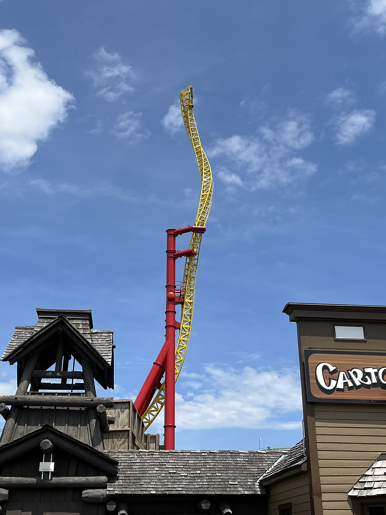 The Flash: Vertical Velocity's front tower seen from Yukon Territory