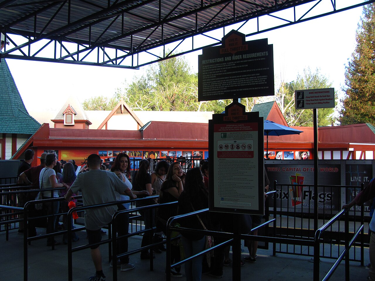 Full Throttle at Six Flags Magic Mountain
