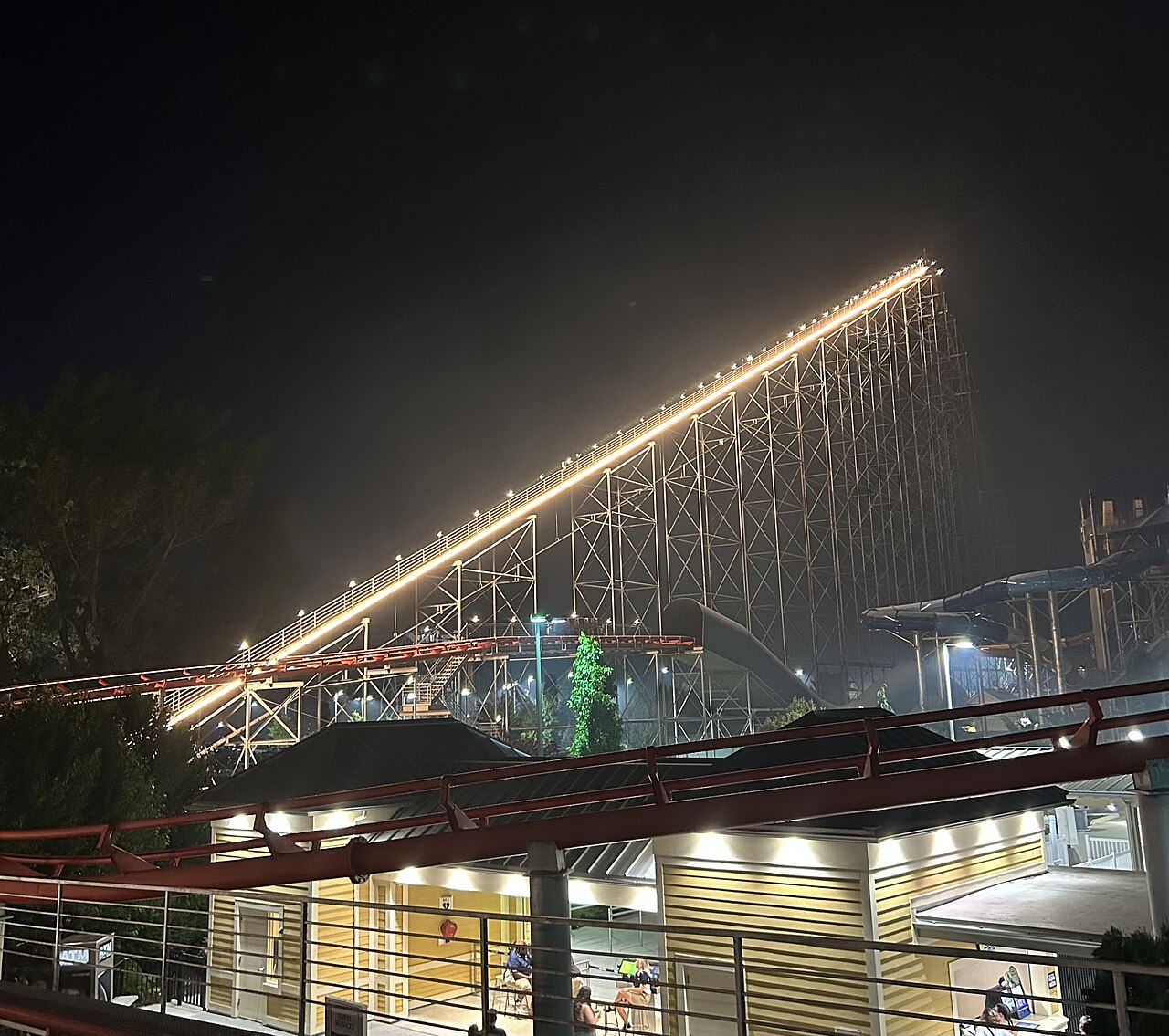 Magnum XL-200 illuminated at night