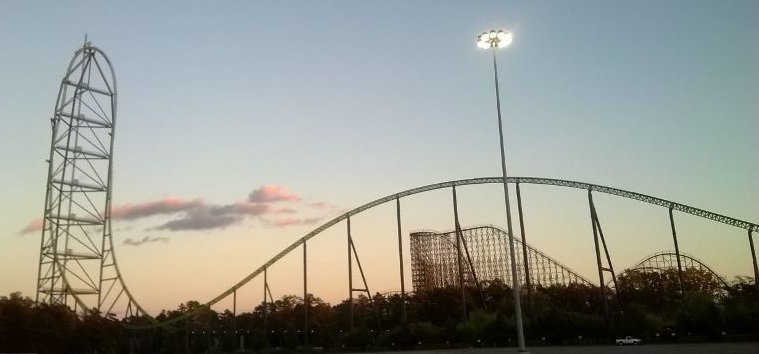 Kingda Ka and El Toro at Six Flags Great Adventure, New Jersey, USA