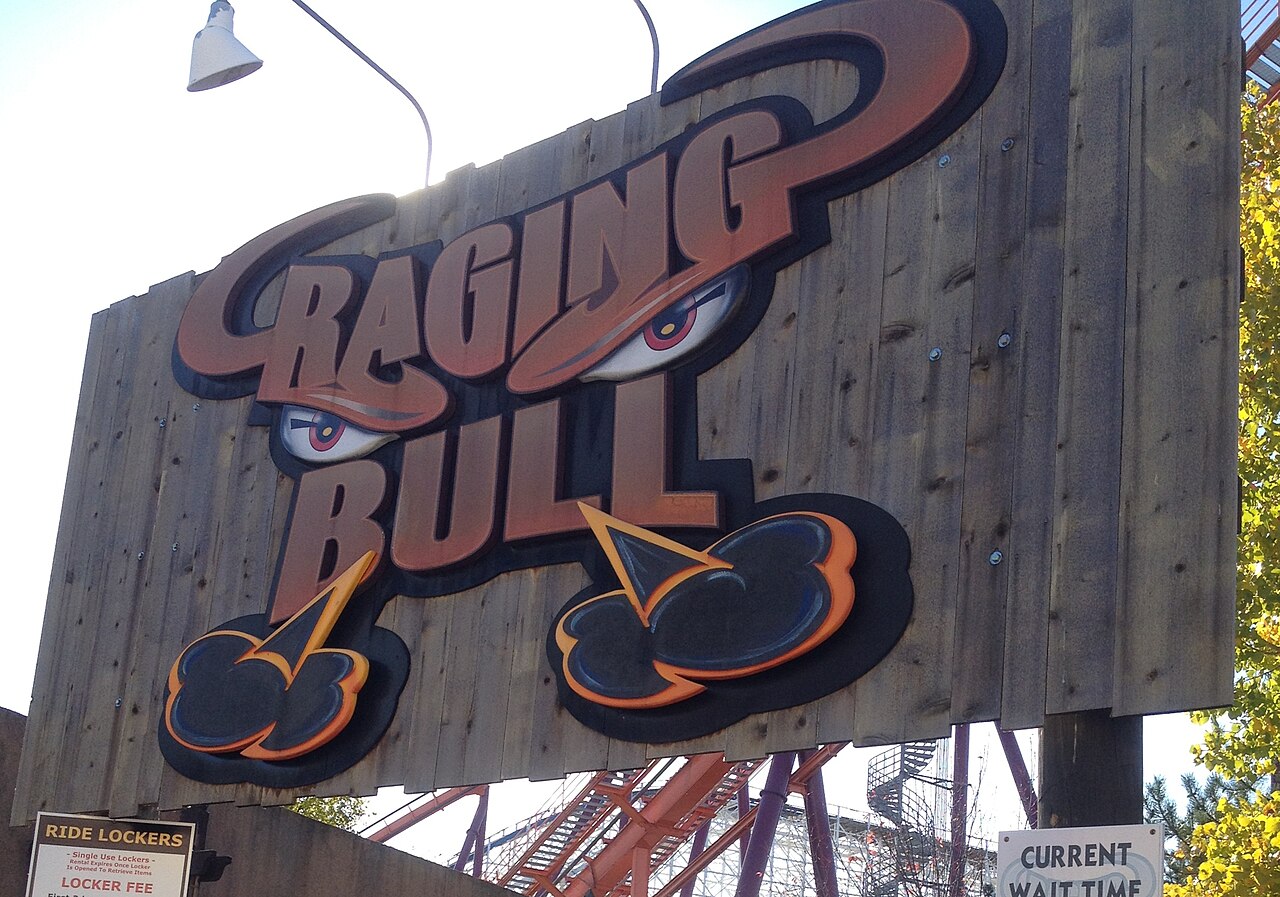 Raging Bull station at Six Flags Great America, Illinois, United States